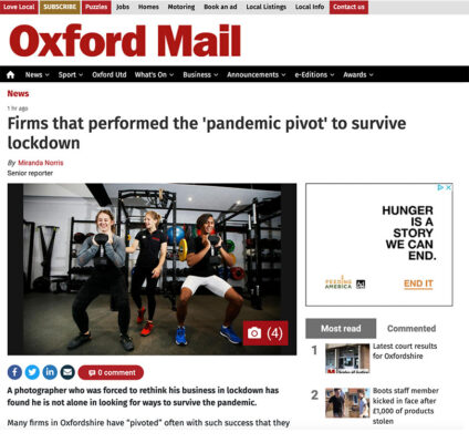 Oxford Mail Article Featuring Piranha IT Suport - Home help with IT